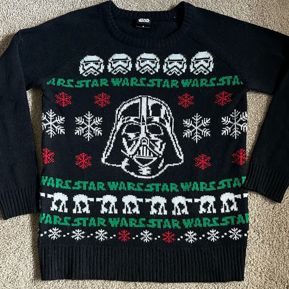 Star Wars Darth Vader Long Sleeved Ugly Christmas Sweater